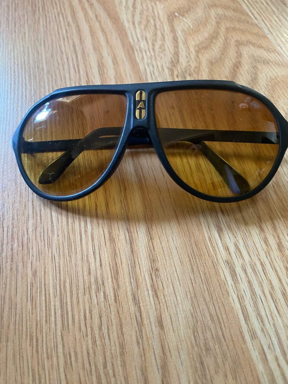 Three Black Aviator Sunglasses with Brown/Amber Lenses - Picture 9 of 16